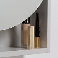  Lauter Шкаф с зеркалом Estel 50 (светло-серый полуматовый) - Превью изображения №4 — Интернет-магазин ПроЗаказ