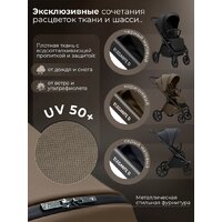 Коляска прогулочная «книга» Sweet Baby SBL Elegante D (темно-бежевый) - Превью изображения №6 — Интернет-магазин ПроЗаказ