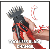 Кусторез + ножницы Einhell GE-CG 18/100 Li T-Solo 3410310 (без АКБ) - Превью изображения №3 — Интернет-магазин ПроЗаказ