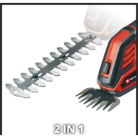 Кусторез + ножницы Einhell GE-CG 18/100 Li T-Solo 3410310 (без АКБ) - Превью изображения №7 — Интернет-магазин ПроЗаказ