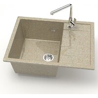 Кухонная мойка MARRBAXX Карельский камень модель 151/Q5 F151Q005 (песочный) - Превью изображения №2 — Интернет-магазин ПроЗаказ