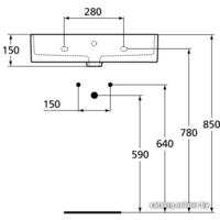 Умывальник Ideal Standard Strada K077801 60x42 - Превью изображения №4 — Интернет-магазин ПроЗаказ