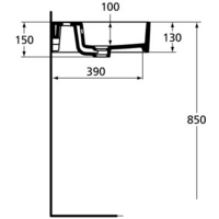 Умывальник Ideal Standard Strada K077801 60x42 - Превью изображения №3 — Интернет-магазин ПроЗаказ