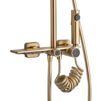 Душевая система  Rea Helix Matt Gold REA-P6621 - Превью изображения №4 — Интернет-магазин ПроЗаказ