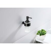 Дозатор для жидкого мыла Aquatek Лира AQ4405MB (матовый черный) - Превью изображения №2 — Интернет-магазин ПроЗаказ