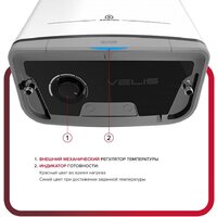 Накопительный электрический водонагреватель Ariston Velis Style R 100 - Превью изображения №4 — Интернет-магазин ПроЗаказ