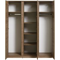 Шкаф распашной Рэйгрупп Bromo 01.02 ДЗД 166x198x55 ШР 01.02 VL (дуб веллингтон) - Превью изображения №5 — Интернет-магазин ПроЗаказ