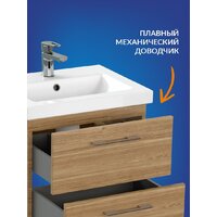  Cersanit Тумба под умывальник Lara 50 Como 50 64132 (орех) - Превью изображения №5 — Интернет-магазин ПроЗаказ