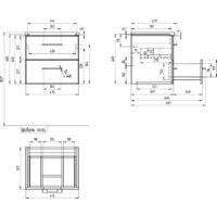  Cersanit Тумба под умывальник Lara 50 Como 50 64132 (орех) - Превью изображения №11 — Интернет-магазин ПроЗаказ