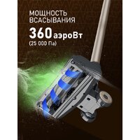 Пылесос Weissgauff V24 BLDC 400 Graphite Turbo - Превью изображения №9 — Интернет-магазин ПроЗаказ