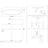 Светильник-тарелка Ambrella light Air Alum FV5527 WH - Превью изображения №9 — Интернет-магазин ПроЗаказ