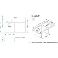 Кухонная мойка Alveus Stylux 50 F 1084293 - Превью изображения №2 — Интернет-магазин ПроЗаказ