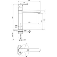 Смеситель Ideal Standard Cerafine O BC501 - Превью изображения №2 — Интернет-магазин ПроЗаказ