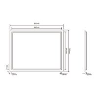  Roxen Зеркало Pure 510175-90 90х70 - Превью изображения №10 — Интернет-магазин ПроЗаказ
