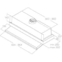 Кухонная вытяжка Elica Ciak 2.0 S GR/A/60 PRF0181902 - Превью изображения №3 — Интернет-магазин ПроЗаказ