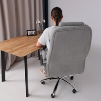 Офисное кресло AksHome Paradis (ткань, светло-серый) - Превью изображения №3 — Интернет-магазин ПроЗаказ