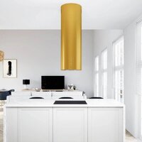 Кухонная вытяжка Globalo Cylindro Isola 39.6 (Золотой матовый) - Превью изображения №7 — Интернет-магазин ПроЗаказ