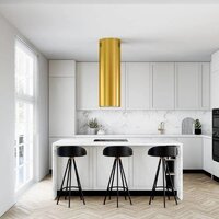 Кухонная вытяжка Globalo Cylindro Isola 39.6 (Золотой матовый) - Превью изображения №6 — Интернет-магазин ПроЗаказ