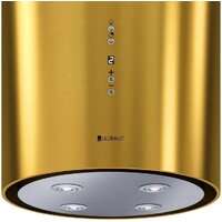 Кухонная вытяжка Globalo Cylindro Isola 39.6 (Золотой матовый) - Превью изображения №3 — Интернет-магазин ПроЗаказ