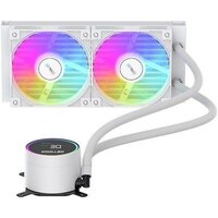 Система жидкостного охлаждения для процессора Coolleo Ice Fairy Dig 240 Lite (белый) - Превью изображения №2 — Интернет-магазин ПроЗаказ