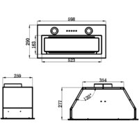 Кухонная вытяжка MAUNFELD Trapeze 602IG (черный) - Превью изображения №2 — Интернет-магазин ПроЗаказ