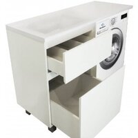  Эстет Тумба Dallas Luxe ФР-00001966 с умывальником Dallas 110 (правая) - Превью изображения №3 — Интернет-магазин ПроЗаказ