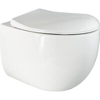 Унитаз подвесной Roxen Egg в комплекте с инсталляцией StounFix Dual Fresh 6 в 1 968085 (кнопка: брашированное золото) - Превью изображения №6 — Интернет-магазин ПроЗаказ