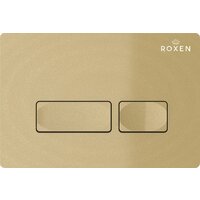 Унитаз подвесной Roxen Egg в комплекте с инсталляцией StounFix Dual Fresh 6 в 1 968085 (кнопка: брашированное золото) - Превью изображения №12 — Интернет-магазин ПроЗаказ