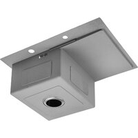 Кухонная мойка Saniteco 6550-L + Spike F9S07011 (сатин, с сифоном, дозатором и коландером) - Превью изображения №13 — Интернет-магазин ПроЗаказ