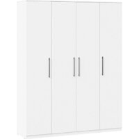 Трия Агата комбинированный с 4-мя дверями (белый)