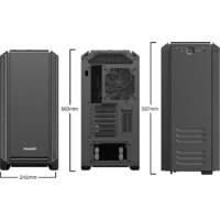 Корпус be quiet! Silent Base 601 BGW27 (черный/серебристый) - Превью изображения №2 — Интернет-магазин ПроЗаказ