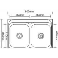 Кухонная мойка Ledeme L98060B-6 - Превью изображения №2 — Интернет-магазин ПроЗаказ