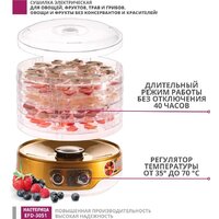 Сушилка для овощей и фруктов Мастерица EFD-3051 - Превью изображения №6 — Интернет-магазин ПроЗаказ