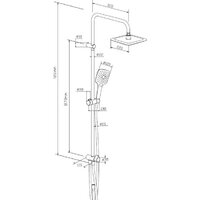 Душевая система  Damixa Eclipse 931000000 - Превью изображения №11 — Интернет-магазин ПроЗаказ