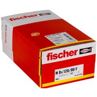Дюбель-гвоздь Fischer N 8 x 120/80 F 513704 (100 шт) - Превью изображения №2 — Интернет-магазин ПроЗаказ
