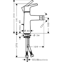 Смеситель Hansgrohe Talis S 72200000 - Превью изображения №2 — Интернет-магазин ПроЗаказ