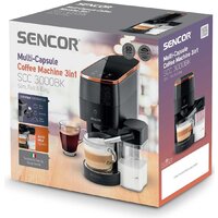 Капсульная кофеварка Sencor SCC 3000BK - Превью изображения №16 — Интернет-магазин ПроЗаказ