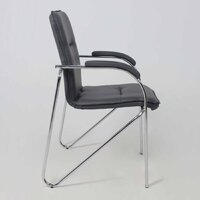 Офисный стул AksHome Samba Aks-1 (Pegasso темно-серый/подлокотники мягкие) - Превью изображения №4 — Интернет-магазин ПроЗаказ