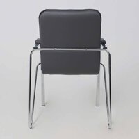 Офисный стул AksHome Samba Aks-1 (Pegasso темно-серый/подлокотники мягкие) - Превью изображения №6 — Интернет-магазин ПроЗаказ