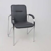 Офисный стул AksHome Samba Aks-1 (Pegasso темно-серый/подлокотники мягкие) - Превью изображения №5 — Интернет-магазин ПроЗаказ