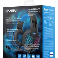 Наушники SVEN AP-U980MV - Превью изображения №7 — Интернет-магазин ПроЗаказ