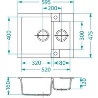 Кухонная мойка Alveus Rock 80 G04M 4218004 - Превью изображения №2 — Интернет-магазин ПроЗаказ
