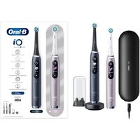 Комплект электрических зубных щеток Oral-B iO 9 DUO (черный оникс, розовый кварц) - Превью изображения №3 — Интернет-магазин ПроЗаказ