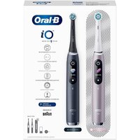 Комплект электрических зубных щеток Oral-B iO 9 DUO (черный оникс, розовый кварц) - Превью изображения №19 — Интернет-магазин ПроЗаказ
