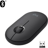 Мышь Logitech M350 Pebble (графит) - Превью изображения №2 — Интернет-магазин ПроЗаказ