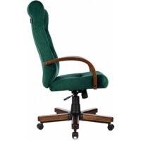 Офисное кресло Бюрократ T-9928WALNUT Fabric (зеленый Italia Green/дерево) - Превью изображения №3 — Интернет-магазин ПроЗаказ