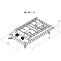 Варочная панель Korting HG 3712 CX - Превью изображения №3 — Интернет-магазин ПроЗаказ