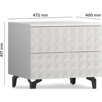 Консольный стол Shtabe Simple 7003 эко (травертин/белый/черный) - Превью изображения №3 — Интернет-магазин ПроЗаказ