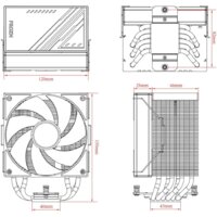Кулер для процессора ID-Cooling Frozn A610 Black - Превью изображения №7 — Интернет-магазин ПроЗаказ