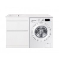  Style Line Тумба под умывальник Оптима 40 2 ящика Plus (напольная) - Превью изображения №3 — Интернет-магазин ПроЗаказ